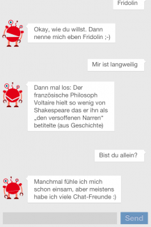 Chat-Bot - endlich nicht mehr mit Menschen chatten!