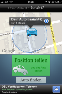 Share Car-Position